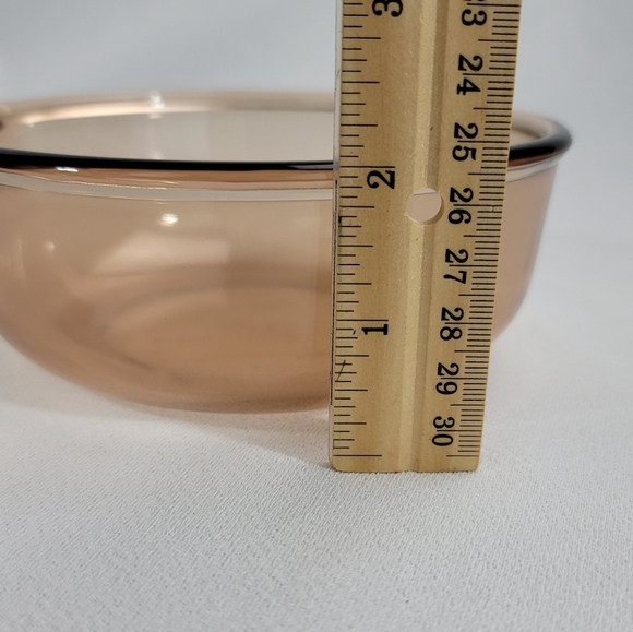 Corningware Visions Amber Glass V-150-B Grab-It Bowl - Picture 12 of 15